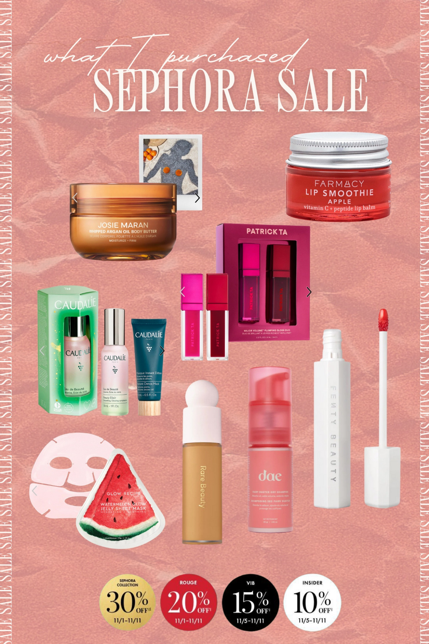 Sephora Savings Event - What I Purchased!

Sephora sale, Sephora savings, Sephora picks.

#LTKHoliday #LTKSaleAlert #LTKBeauty