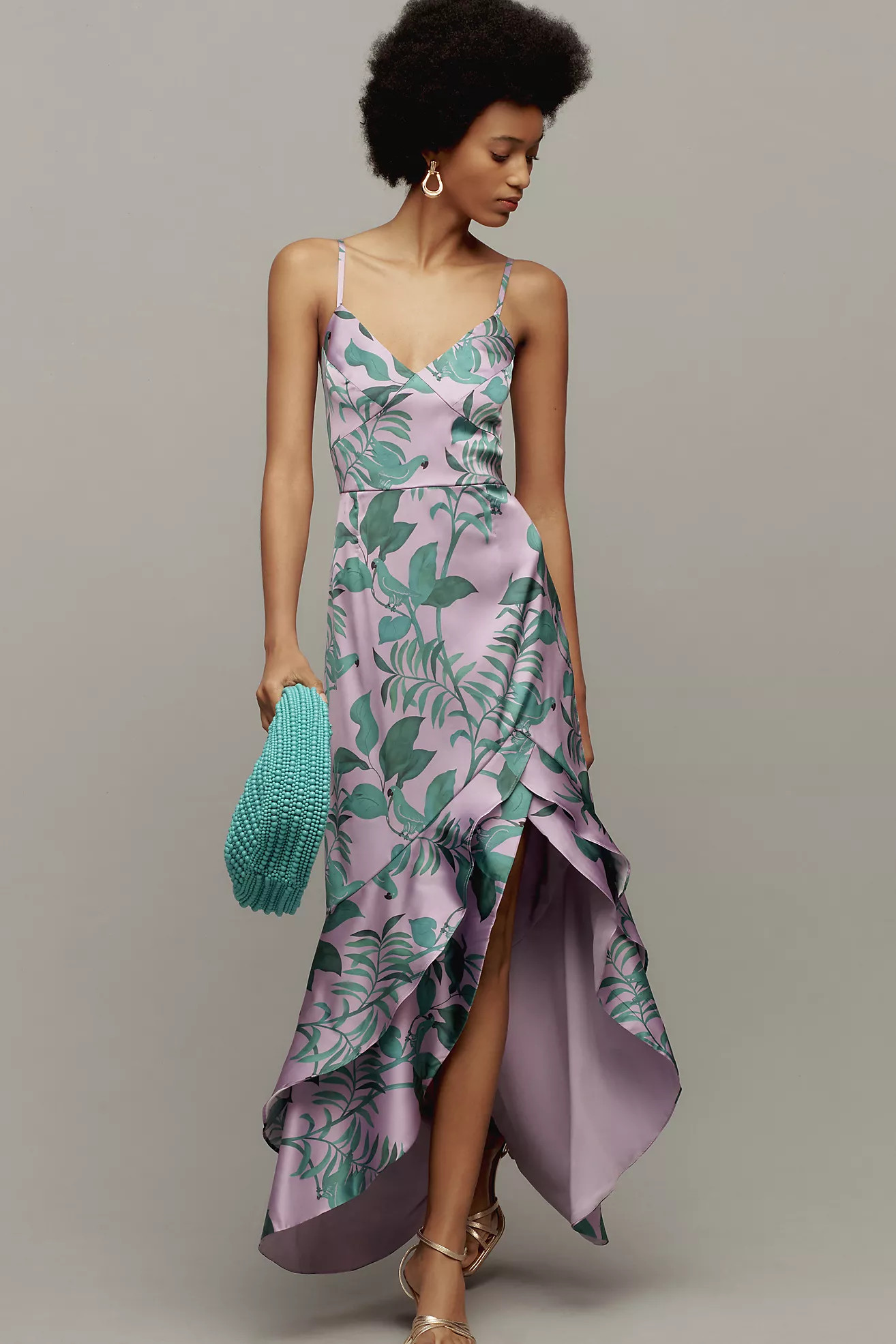 Hutch Angel Sleeveless V-Neck High-Low Dress | Anthropologie (US)