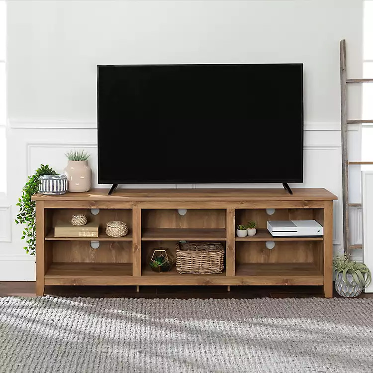 Barnwood TV Stand, 70 in. | Kirkland's Home