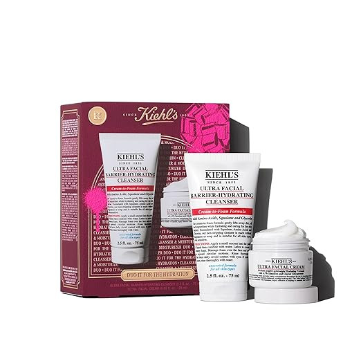 Kiehl's Duo Hydration Skincare Gift Set, $45 Value Skincare Gift, Set Includes Face Cream and Was... | Amazon (US)