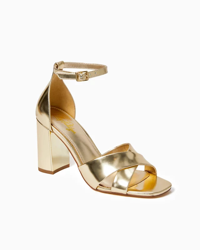 Kendall Leather Sandal | Lilly Pulitzer