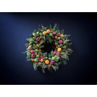 Sugared Fruit Christmas Wreath Faux Holiday Greenery | Etsy (US)