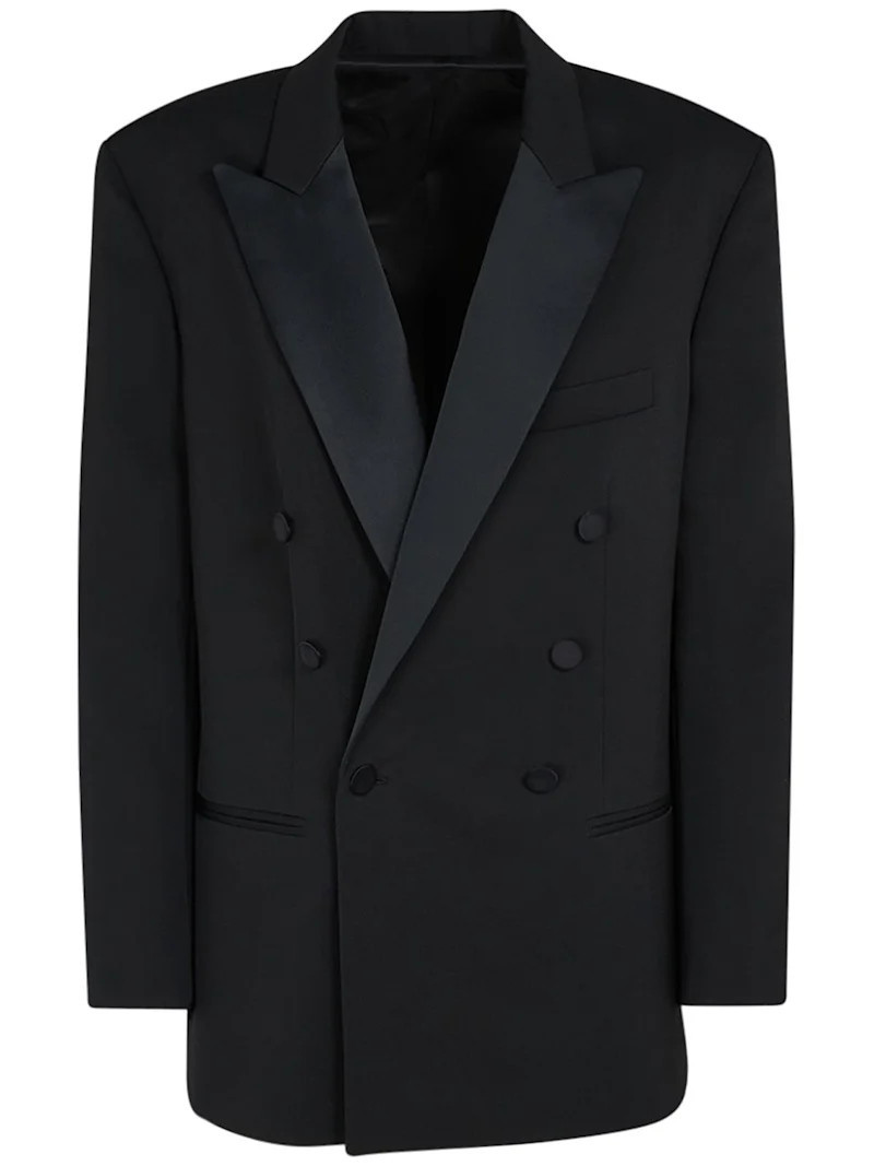 Peagan wool double breasted blazer | Luisaviaroma