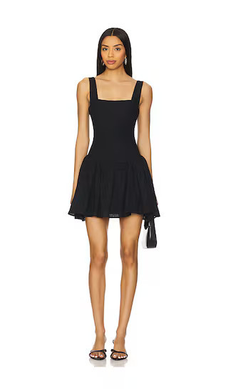 WeWoreWhat Corset Peplum Mini Dress in Black. Size 2. Also in 0, 6. | Revolve Clothing (Global)