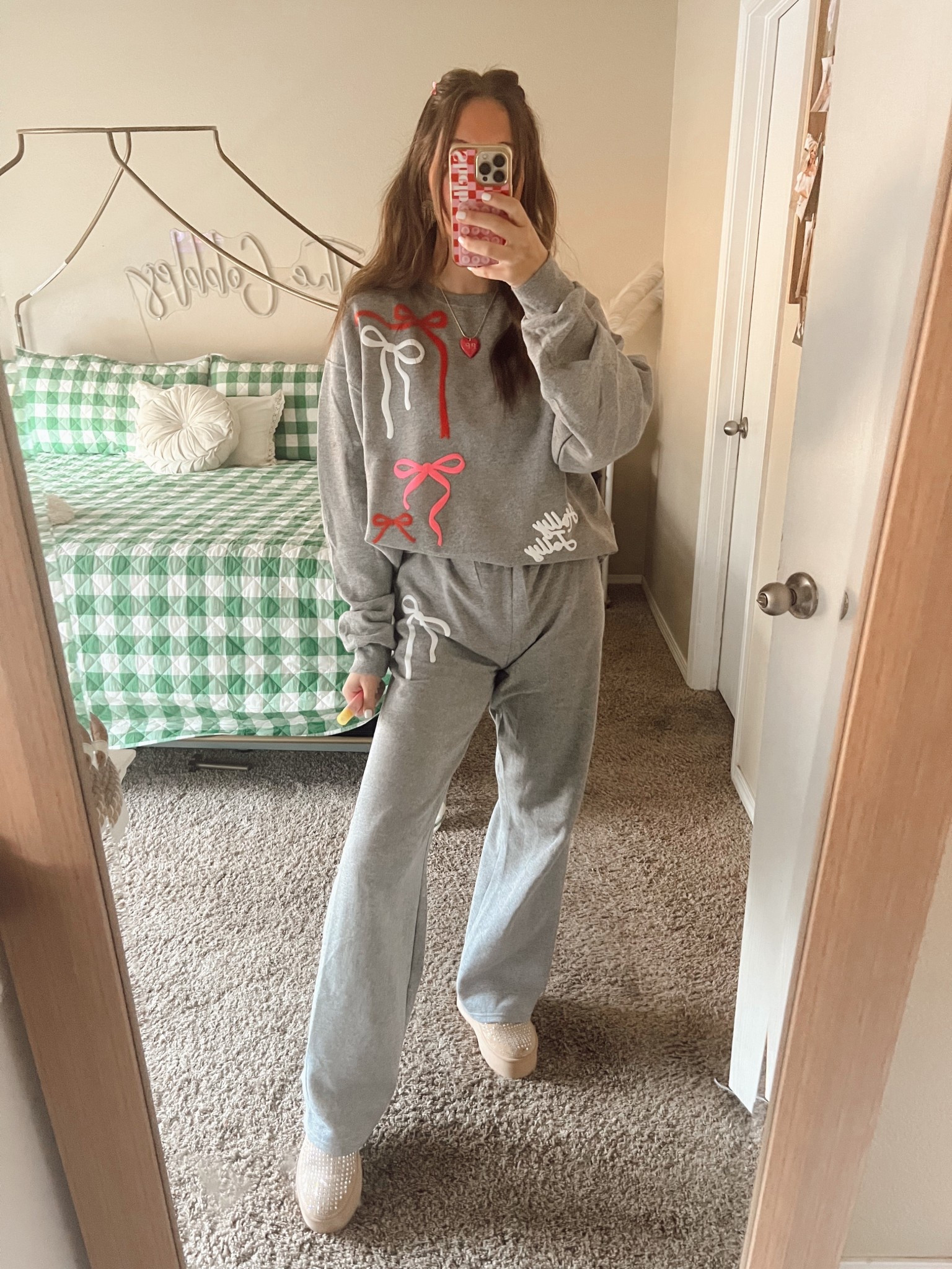 This set is one of my faves! They have a few options that aren’t holiday specific :) you can choose your size for top and bottom! 

#LTKootd #LTKdayinmylife #LTKFindsUnder100