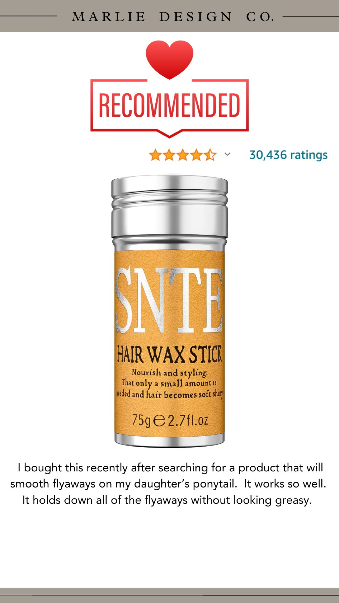 Beauty products | hair care | hair wax stick | sleek pony tail | tame flyaways | Amazon picks | Amazon beauty | Amazon | anti frizz | edge brush 

#LTKkids #LTKFind #LTKbeauty