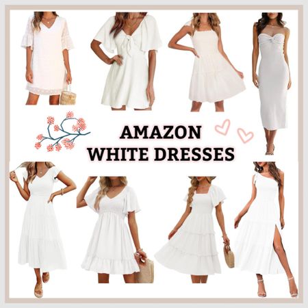 White dress 

#LTKSeasonal #LTKfindsunder100 #LTKfindsunder50