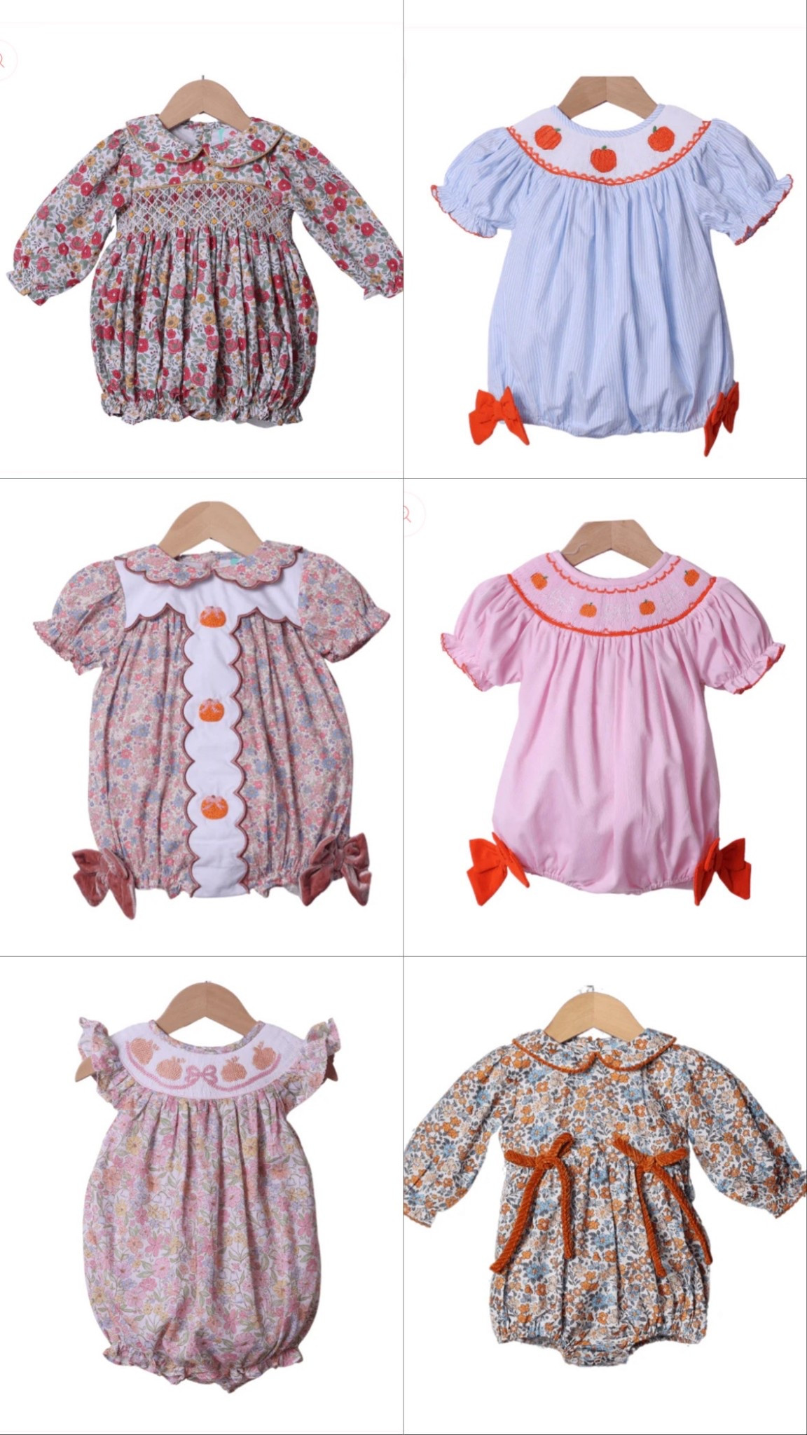 Today’s smock order!! These are so precious for fall! 

#LTKSeasonal #LTKBaby #LTKKids