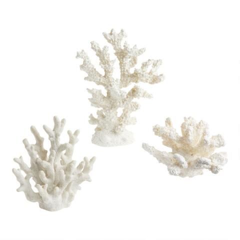 White Resin Coral Decor | World Market