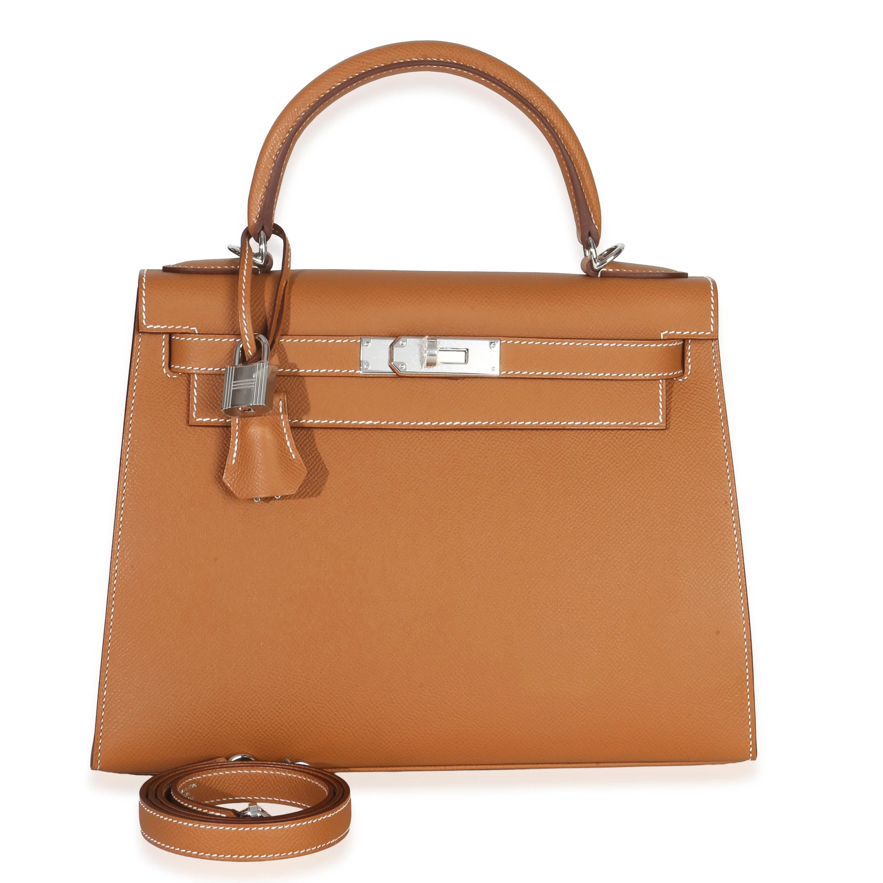 Hermès Epsom Sellier Kelly 28 PHW Gold | Italist.com US