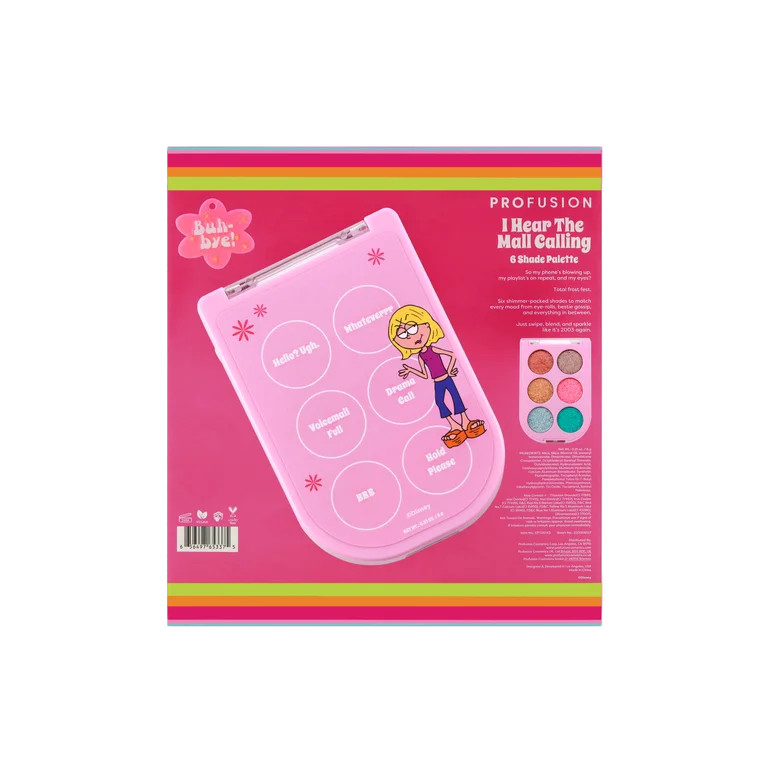 Profusion Cosmetics Lizzie McGuire - 6 Shade Lip Palette 1.3 oz | Walmart (US)