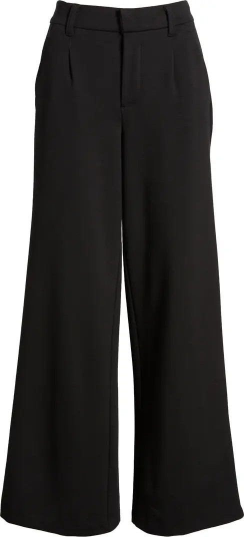 'Ab'Solution Skyrise Wide Leg Ponte Pants | Nordstrom