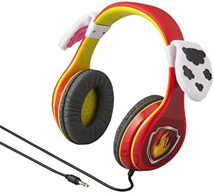 eKids Paw Patrol Marshall Kids Headphones, Adjustable Headband, Stereo Sound, 3.5Mm Jack, Wired H... | Amazon (US)