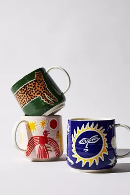 Marcello Velho Folksong Mug | Anthropologie (US)
