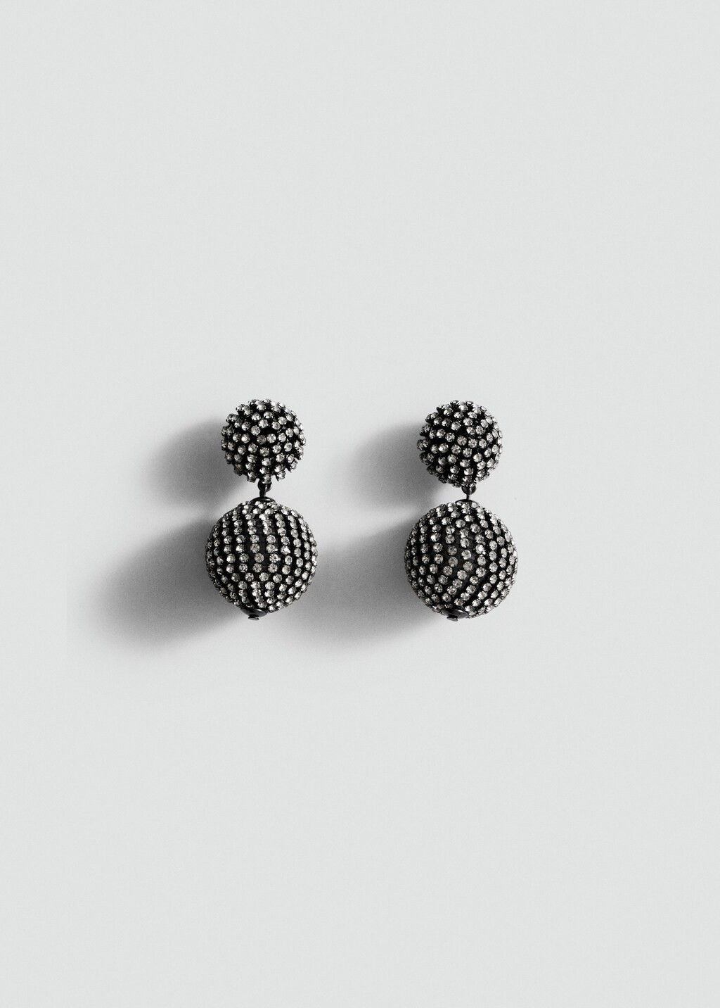 Crystal sphere pendant earrings - Women | MANGO United Kingdom | MANGO (UK)