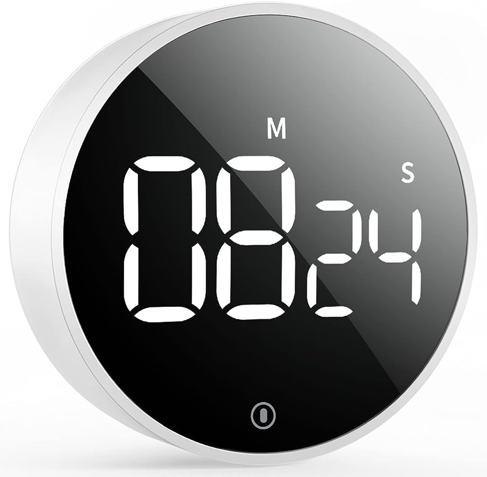 VOCOO Digital Kitchen Timer - Magnetic Countdown Countup Timer with Large LED Display Volume Adju... | Amazon (US)