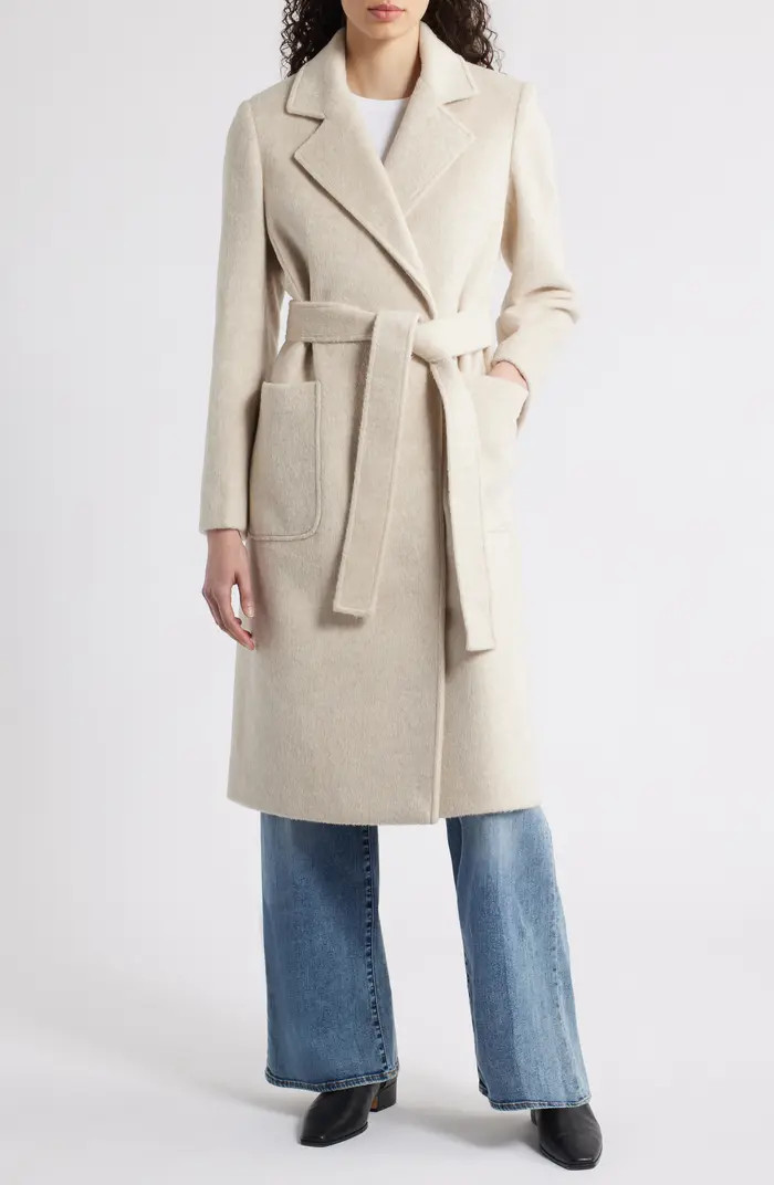 Sam Edelman Longline Wrap Coat | Nordstrom | Nordstrom