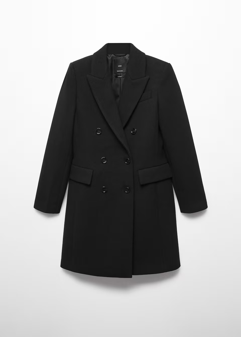 Wool double-breasted coat -  Women | Mango USA | MANGO (US)
