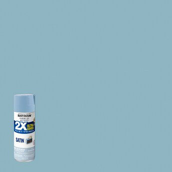 Rust-Oleum 2X Ultra Cover Satin French Blue Spray Paint and Primer In One (NET WT. 12-oz) | Lowe's
