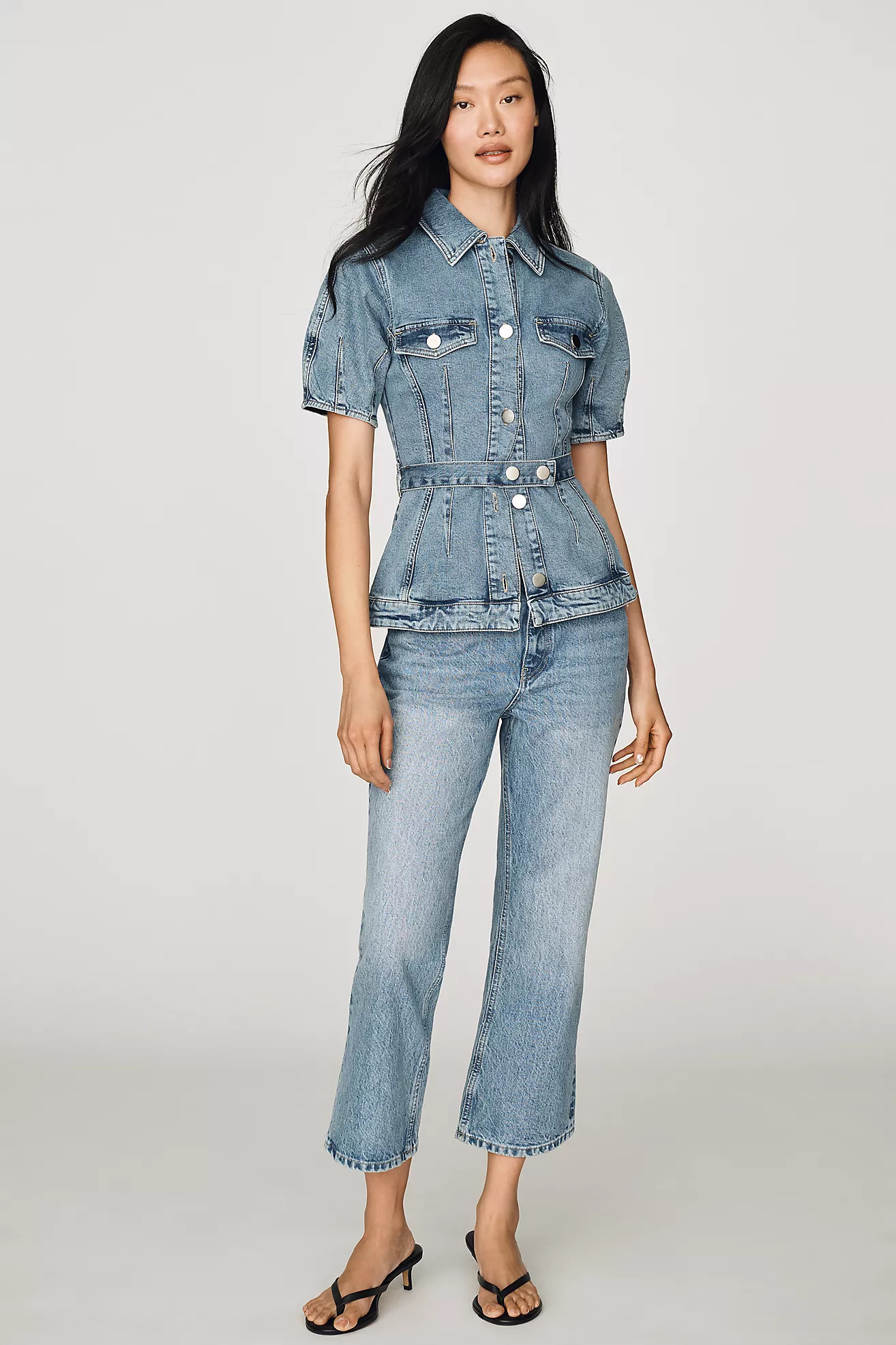 ALIGNE Jette Denim Buttondown Shirt | Anthropologie (US)