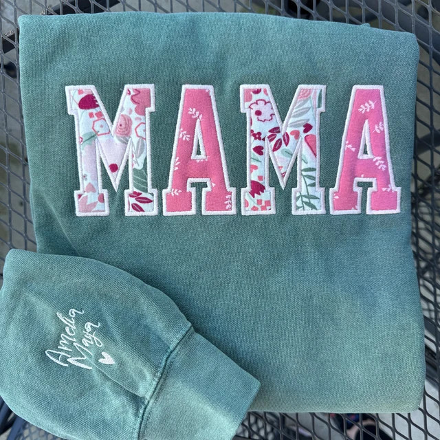 Soft Mama Embroidered Baby Outfit Keepsake | Onesie Crewneck | Mama Custom Sweater | Sentimental ... | Etsy (US)