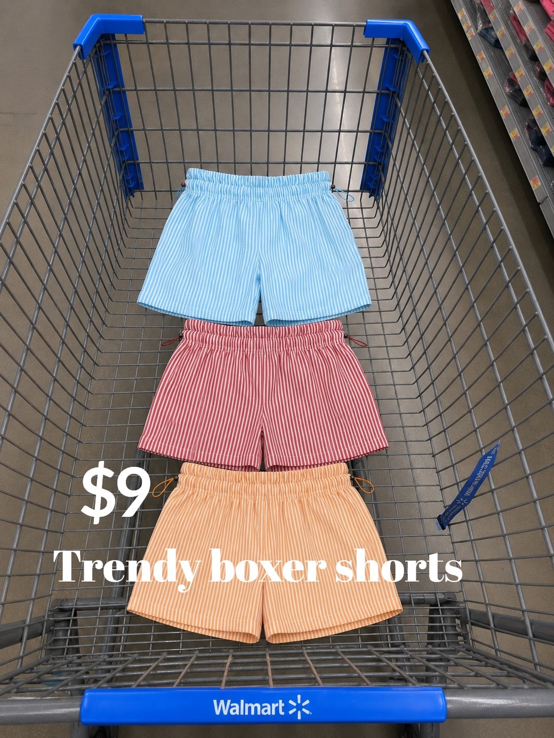 $9 boxer shorts from Walmart. Perfect to pair with an oversized graphic tee or throw on as a coverup.

#LTKSeasonal #LTKSaleAlert #LTKSwim