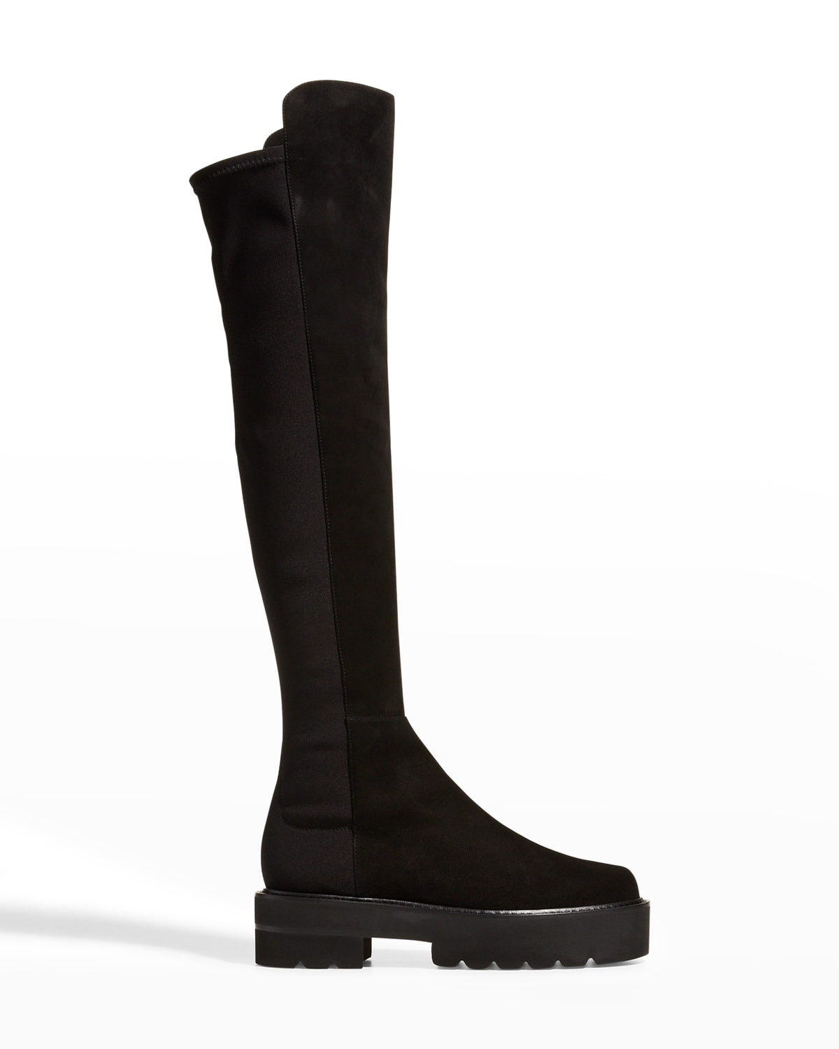 50/50 Ultralift Suede Stretch Knee Boots | Neiman Marcus