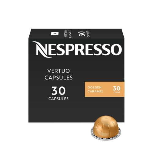 Nespresso Vertuo, Golden Caramel, Medium Roast, 30-Count Coffee Pods | Amazon (US)