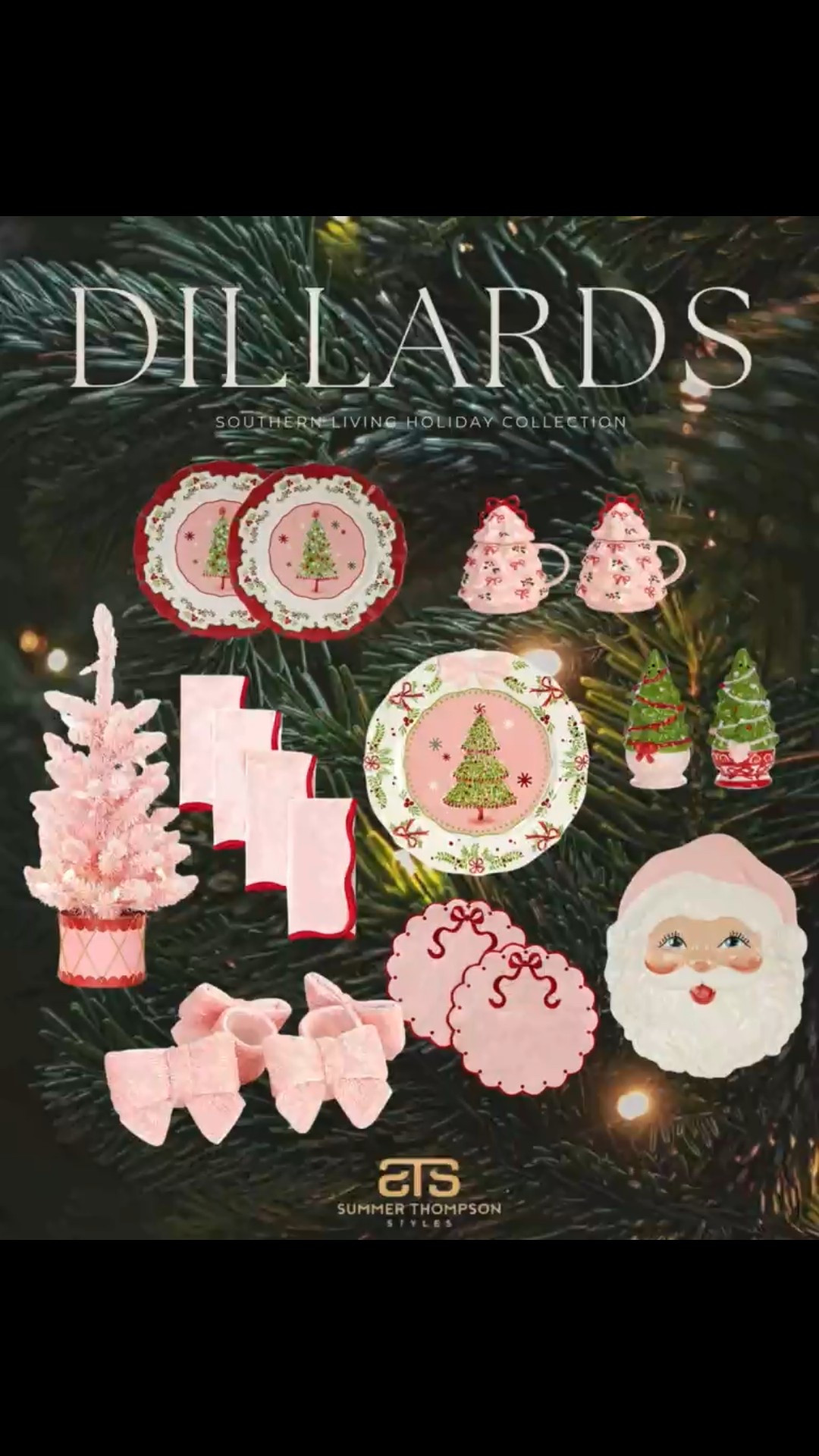 Playful pink Christmas finds to brighten your holiday table.

Pink tree plates. Santa mugs. Bow napkins. Mini tree decor. Pink bottlebrush trees. Ornament set. Ribbon details. Holiday serveware.

#PinkChristmas #HolidayTablescape #FestiveHomeDecor #SeasonalInspo #ChristmasStyle

#LTKHoliday #LTKHome