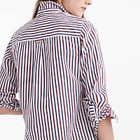 Classic-fit boy shirt in red-and-blue stripe | J. Crew US