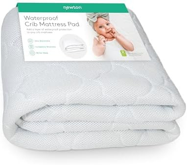 Newton Baby Waterproof Crib Mattress Pad | Ultra-Breathable Quilted Layer for Comfort & Universal... | Amazon (US)
