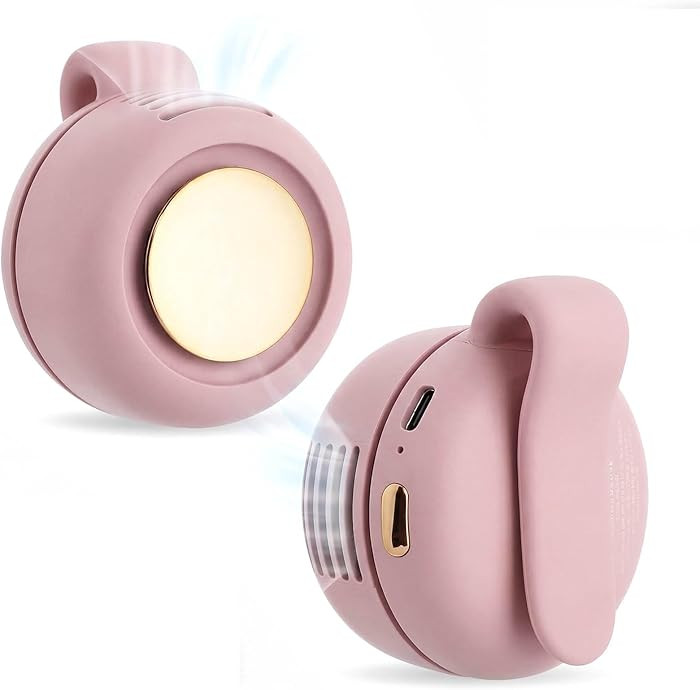 Small Clip Fan, Personal Waist Fans,Portable Silent Mini Bladeless Fan Clip On for Shirt ,Hands-F... | Amazon (US)
