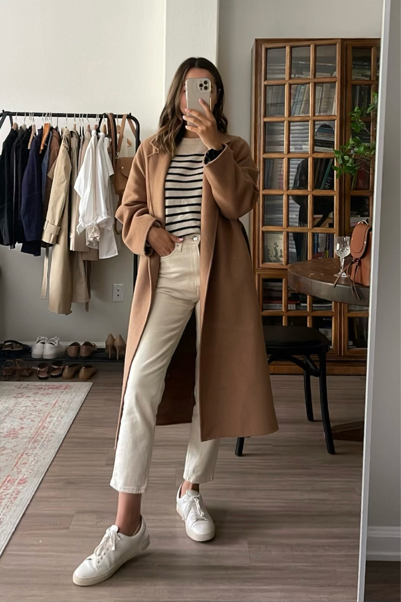 Classic fall outfit inspo / casual / striped sweater / neutral tones 

- linked to similar styles 

#LTKstyletip #LTKSeasonal