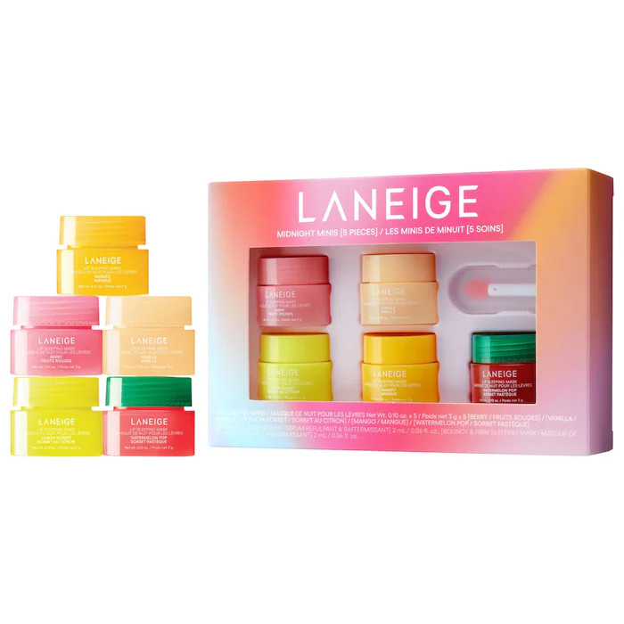 Midnight Minis Hydrating Lip Sleeping Mask Treatment 5 pc. Gift Set | Sephora (US)