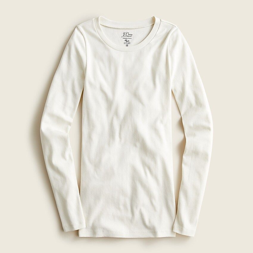 J.Crew: Slim Perfect Long-sleeve T-shirt For Women | J.Crew US