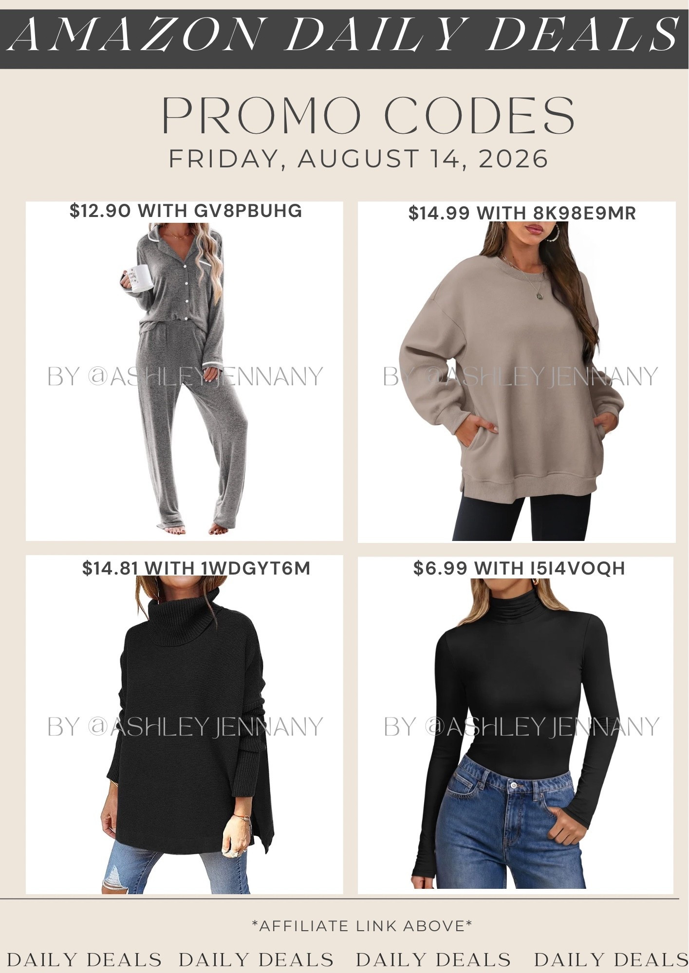 Amazon deals

#LTKSaleAlert #LTKMidsize #LTKSeasonal