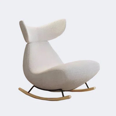 Single Rocking Chair Light Luxury Nordic Leisure Rocking Chair | Wayfair North America