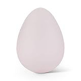 K&K Interiors 20393C-PK 7.5 Inch Pink Frosted Glass Standing Egg | Amazon (US)