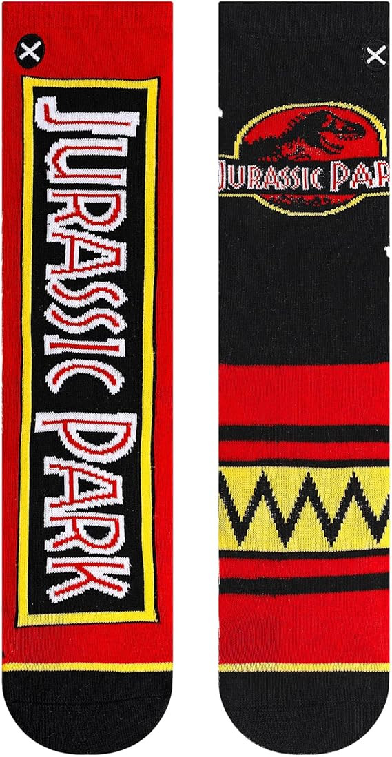 Odd Sox Jurassic Park Split Big Kids Crew Socks | Amazon (US)