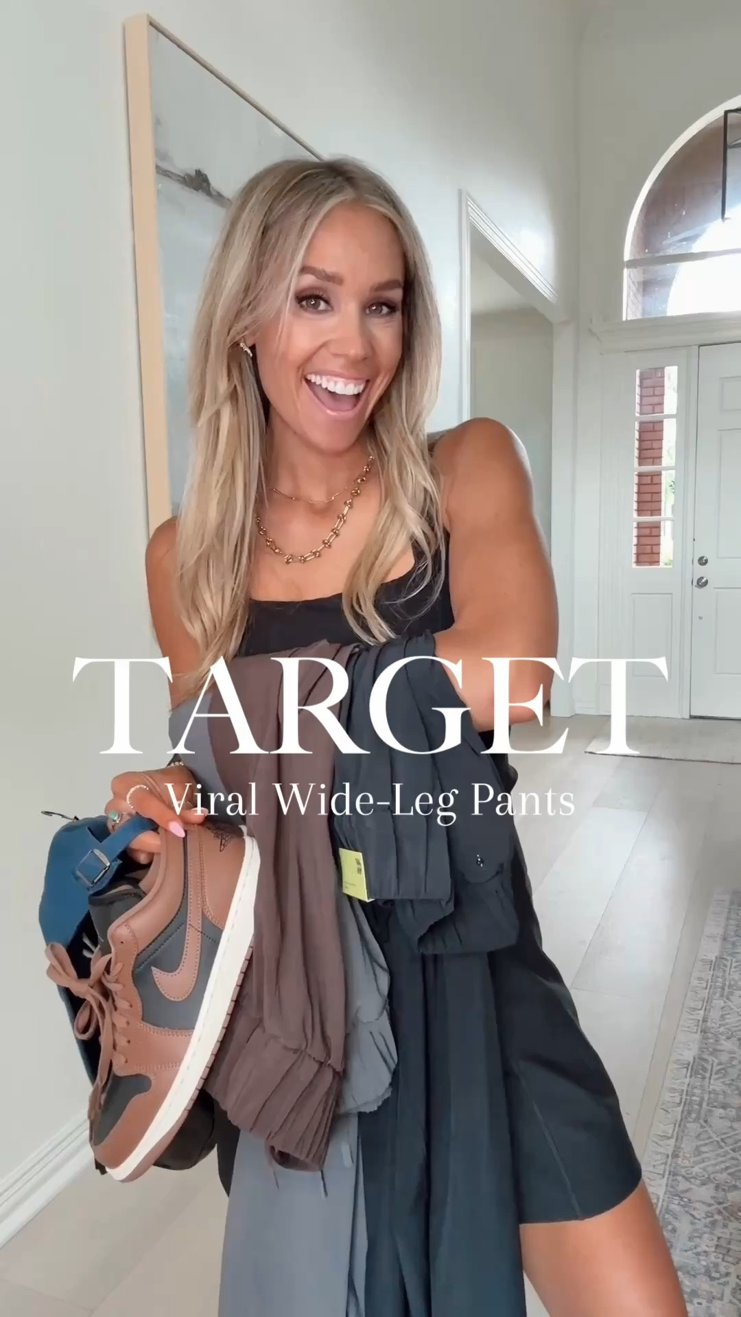 TARGET does it again! These elevated / chic wide leg pants are such a good look for less. I did a small, my tts. Comes in 3 colors & so GOOD!! 

#LTKFindsUnder100 #LTKShoeCrush #LTKStyleTip