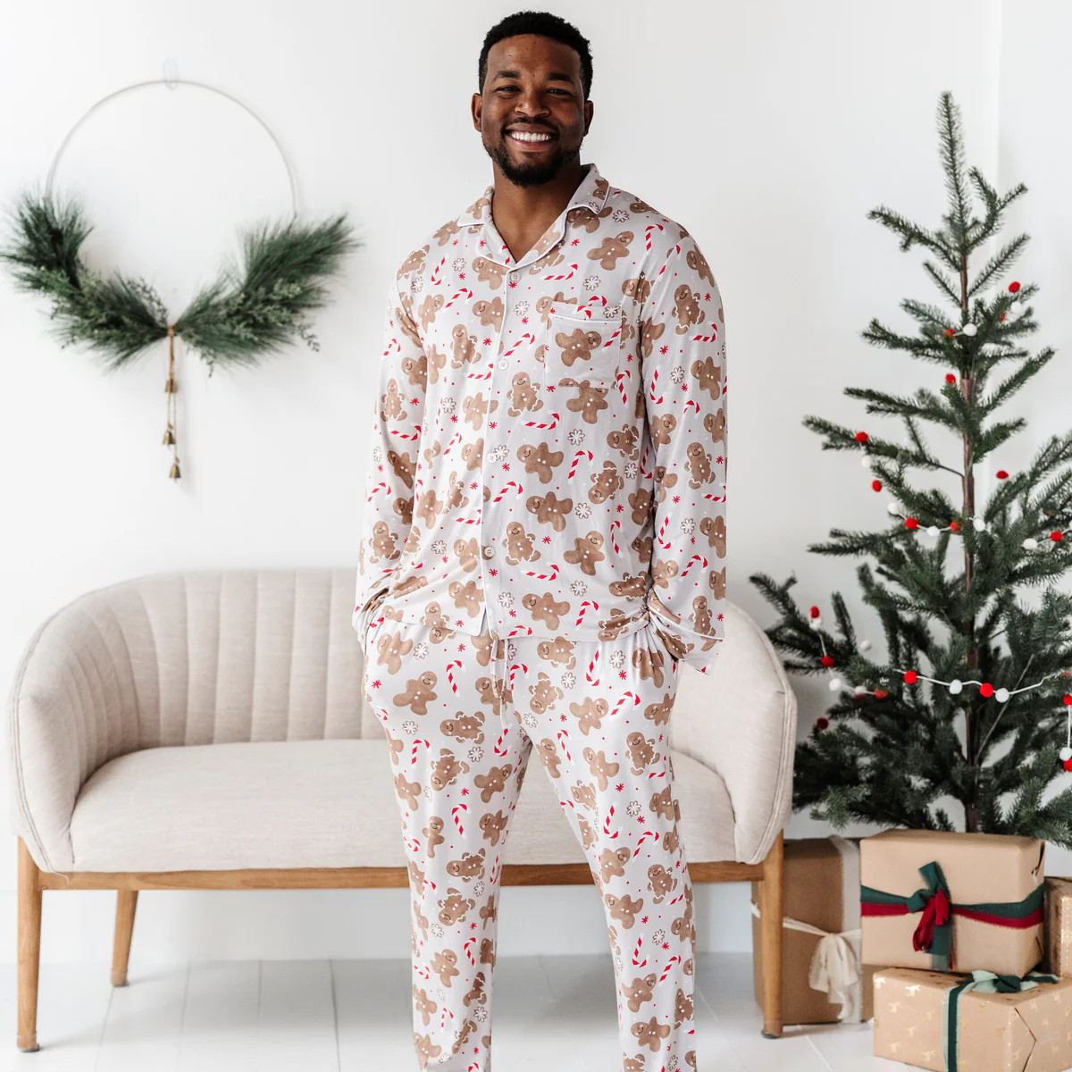 Baking Spirits Bright Men's Long Sleeve Pajama Set - PRESALE | Bums & Roses