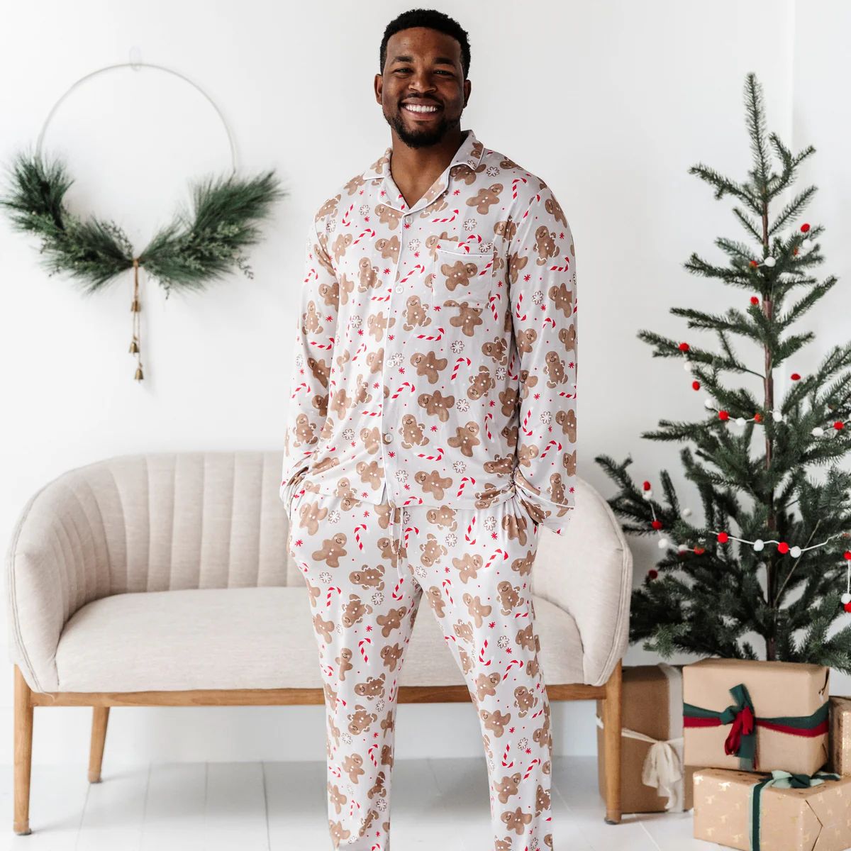 Baking Spirits Bright Men's Long Sleeve Pajama Set | Bums & Roses