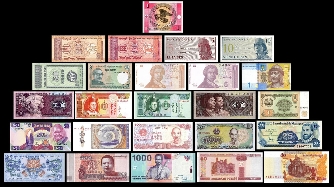Collection of 25 Different World Mixed Banknotes Currency Paper Money Unc FREE SHIPPING | Etsy (US)