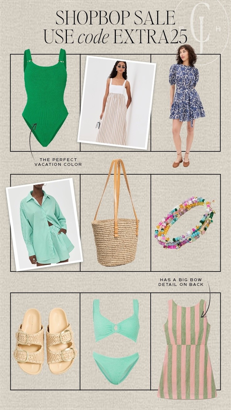 Shopbop is having a sale! Get an extra 25% off these pieces with the code EXTRA25. From 1/13 - 1/16.

#LTKTravel #LTKSaleAlert