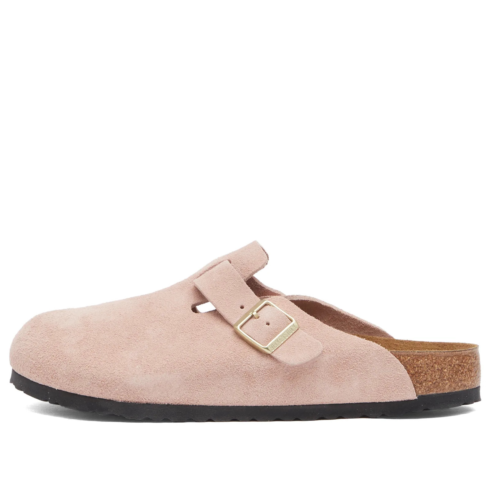 Birkenstock Boston Clog - Light Rose Suede, Size UK 10.5 | END. Clothing