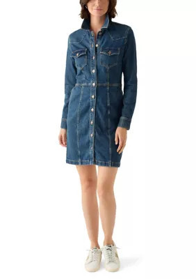 Levi's Women's Flynn Western Dress, Medium | Belk