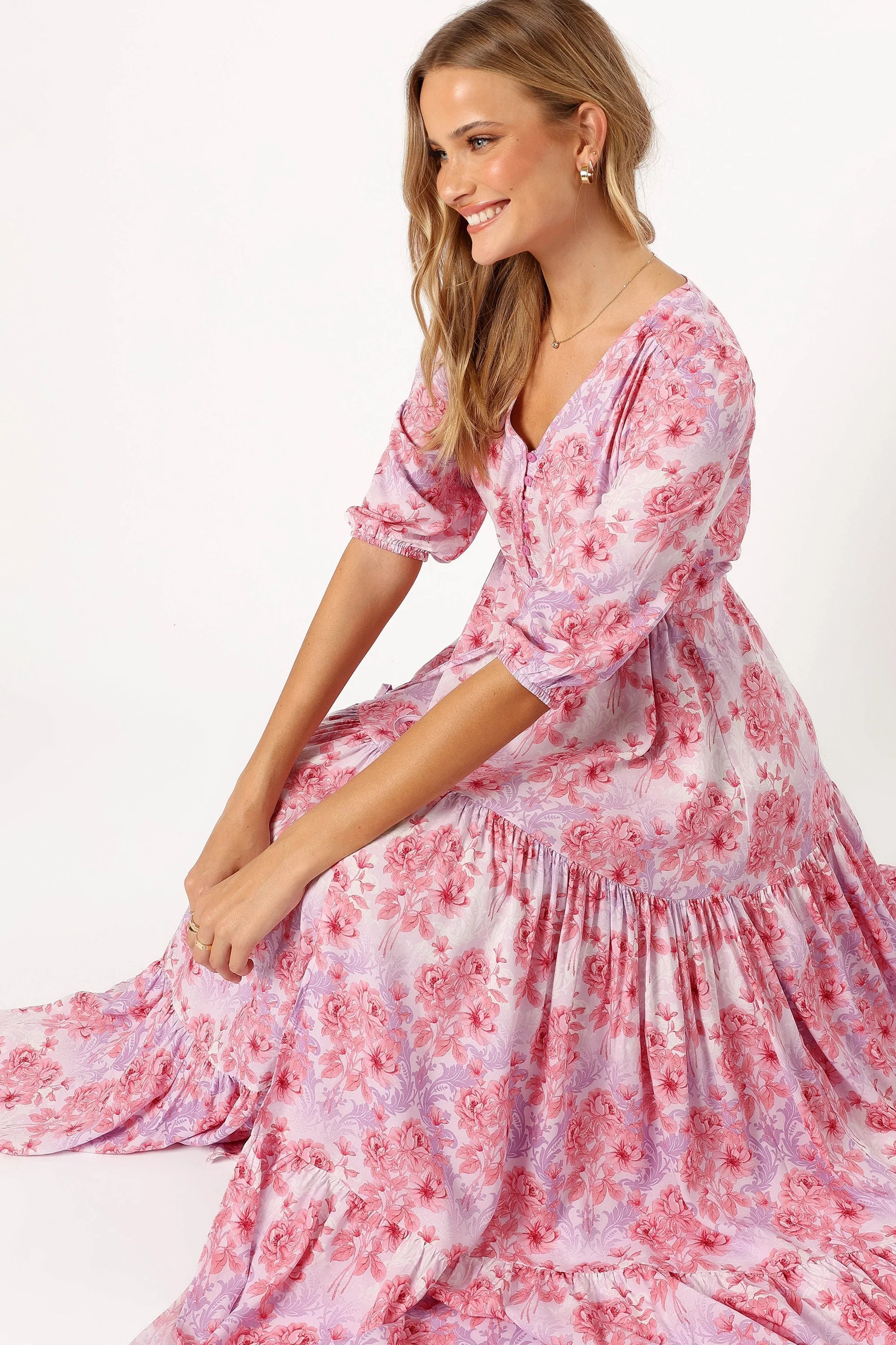 Kelda Dress - Pink/Purple | Petal & Pup (US)