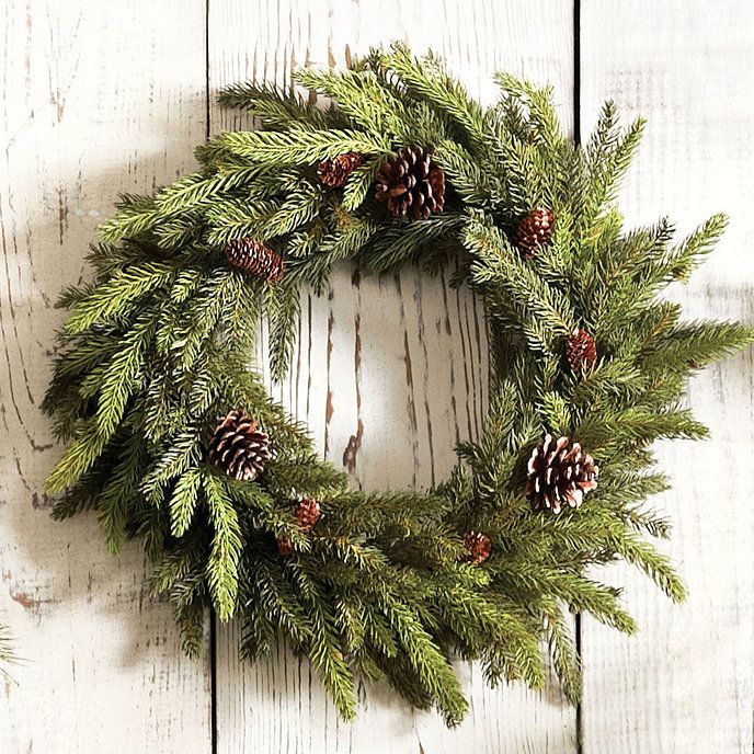 Angel Pine Wreath 24 Inch | Holiday Accessories | Ballard Designs | Ballard Designs, Inc.