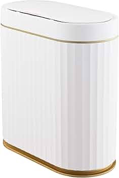 ELPHECO Motion Sensor Trash Can 2.5 Gallon Waterproof Motion Sensor Trash Can, Bathroom Trash Can... | Amazon (US)
