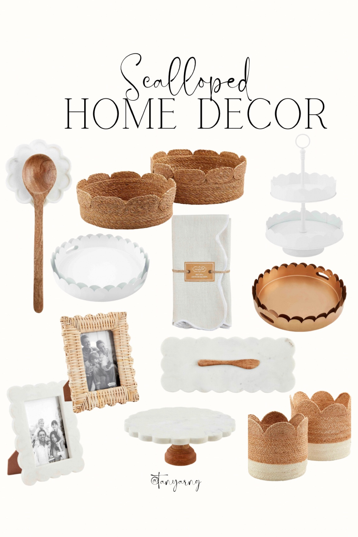 Scalloped Home decor 

#LTKhome #LTKunder100 #LTKunder50